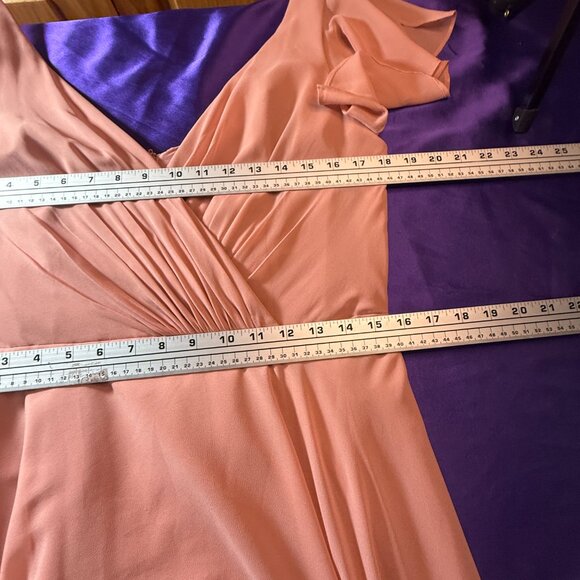 ๐Celebrate DB Studio Flutter Sleeve Formal - Bridesmaid - Prom Maxi Dress - Picture 12 of 15